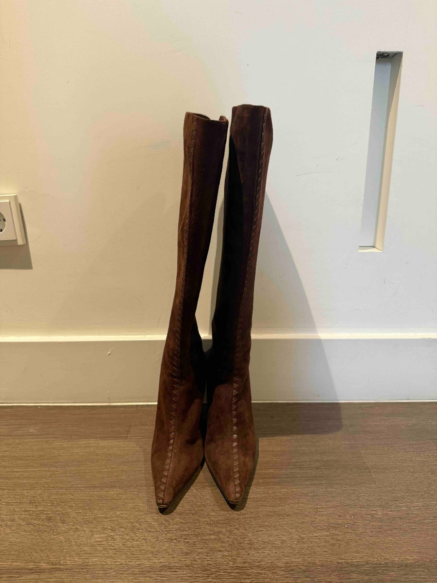 BOTTEGA VENETA SUEDE ΜΠΟΤΕΣ