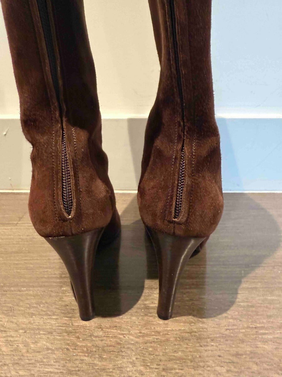 BOTTEGA VENETA SUEDE ΜΠΟΤΕΣ