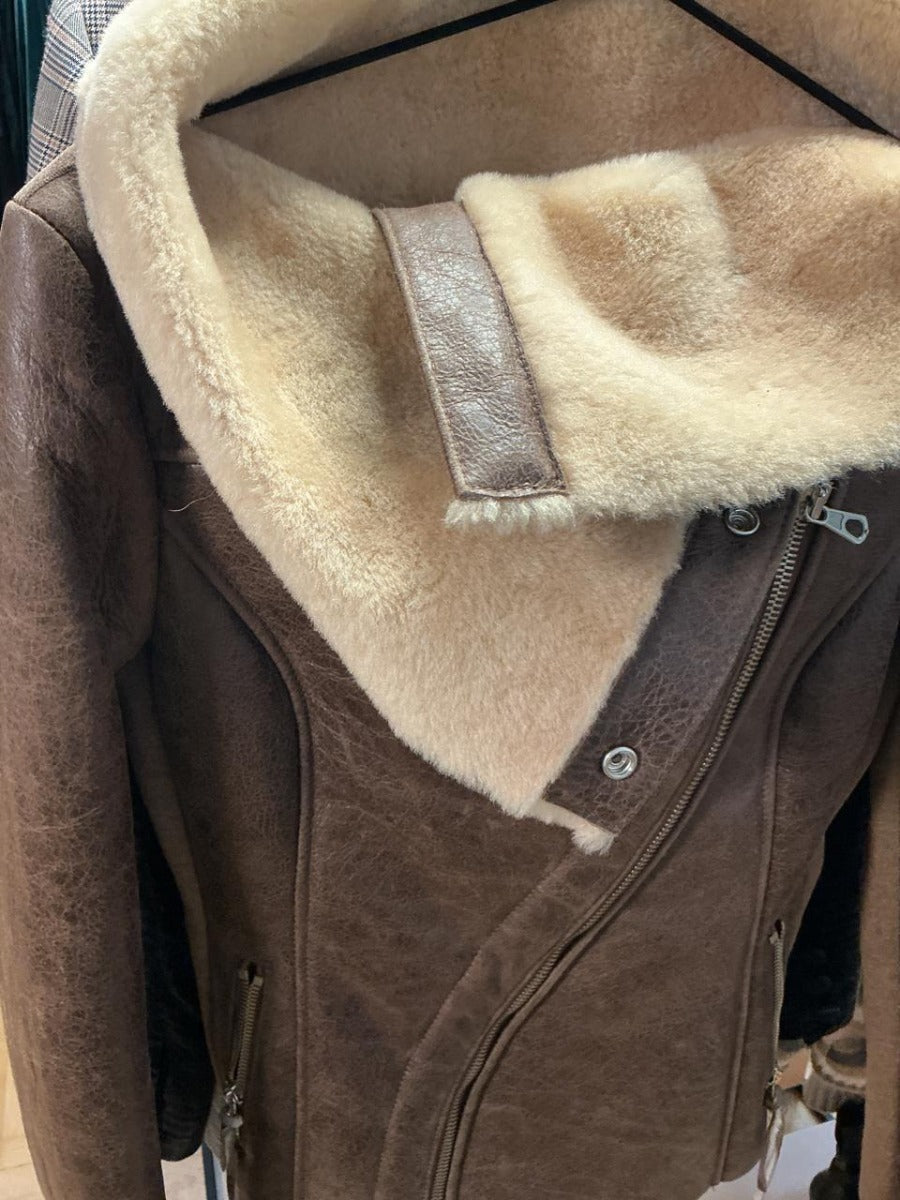 ASH SHEEP SKIN LEATHER JACKET